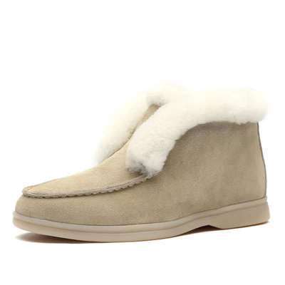 Plush Outer Warm Snow Boots Plus Size Cotton Boots